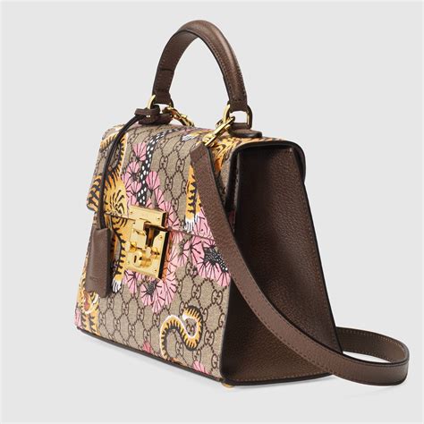 gucci bengal bag padlock|gucci padlock luggage.